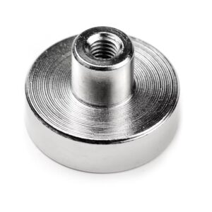 Potmagneet draadbus 16 mm M4 (max trekkracht 8 kilo) 5 Bovenzijde potmagneet 16 mm met draadbus