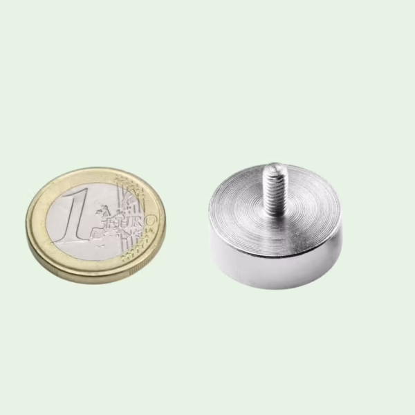 Potmagneet 20 mm met schroefdraad