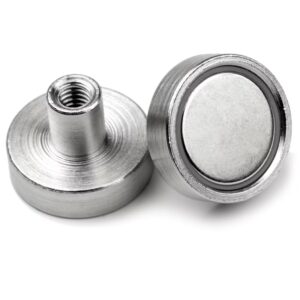 Potmagneet draadbus 16 mm M4 (max trekkracht 8 kilo) 6 Potmagneten 16mm met draadbus