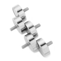 Potmagneet met schroefdraad 20 mm M4 (max trekkracht 13 kilo) 4 Potmagneten 20 mm met schroefdraad e1750185751304