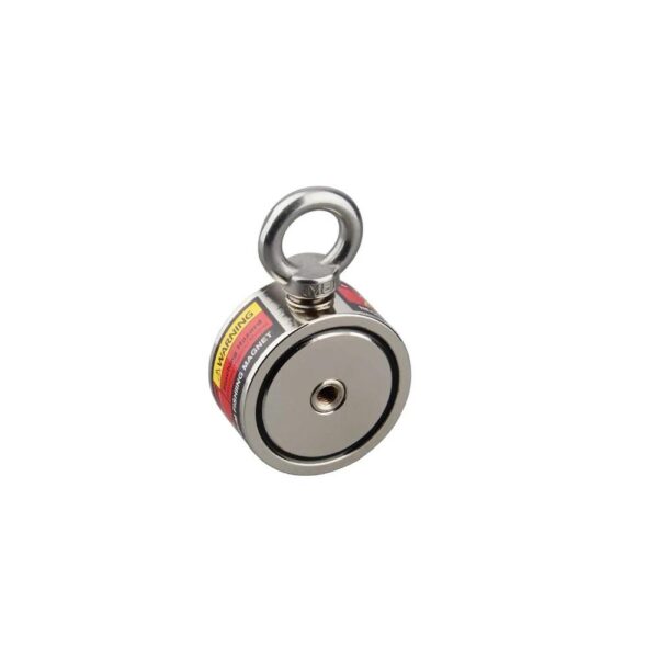 Bergemagneet vismagneet, super sterk, voor magneetvissen, dubbelzijdige neodymium magneet, magneethengel sterk, grootte: 75-200kg x 2