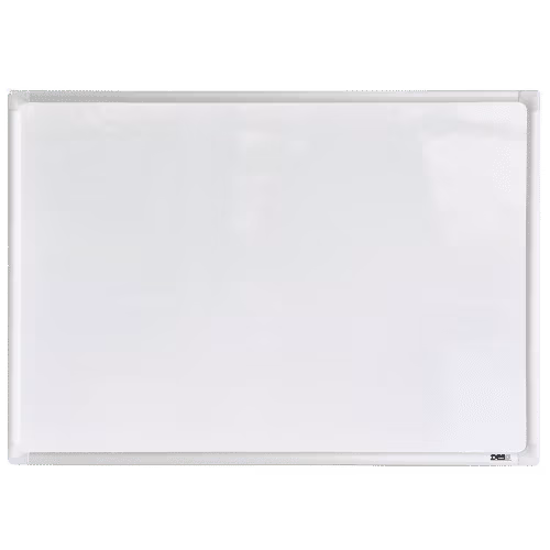 Whiteboard magnetisch van gelakt staal met een rand