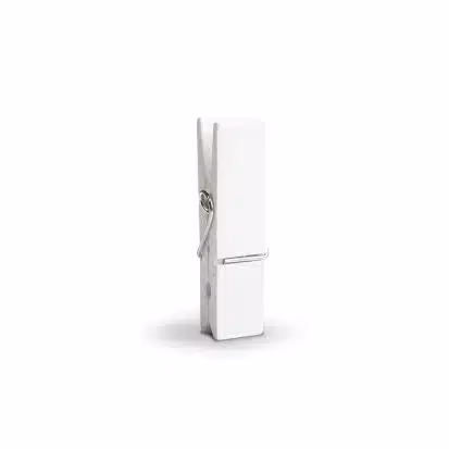 Knijpers met magneet wit 72mm 1 Knijper van 72mm met een magneet aan de achterzijde geplaatst