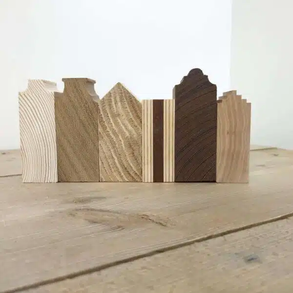 Houten Hollandse huisjes met magneten