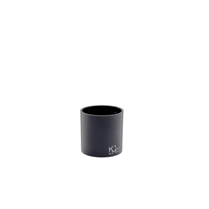 Magneet bakje met de vorm van een cilinder van 6cm doorsnede in de grijze kleur gunmetal