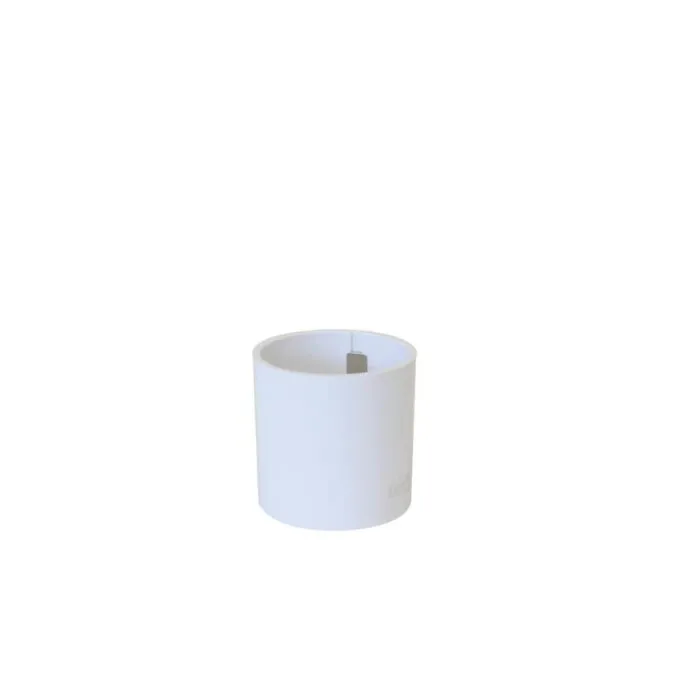 Magneet bakje in cilindervorm met een doorsnede van 6cm in het wit