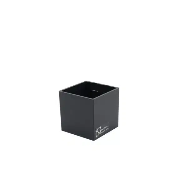 Magnetisch bakje van 6cm in kleur gunmetal
