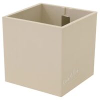 Magnetische (planten) pot 'Cube' 9cm van KalaMitica - meerdere kleuren 12 Magnetisch bakje 9 cm Ivory