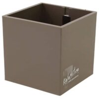 Magnetische (planten) pot 'Cube' 9cm van KalaMitica - meerdere kleuren 11 Magnetisch bakje 9 cm taupe