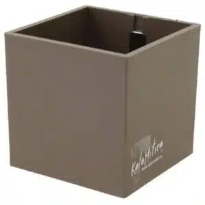 Magnetische (planten) pot 'Cube' 9cm van KalaMitica - meerdere kleuren 11 Magnetisch bakje 9 cm taupe