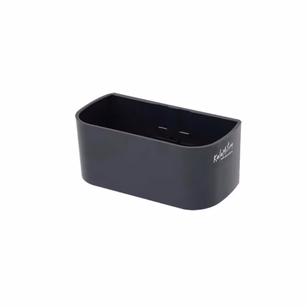 Langwerpig Magnetisch bakje in de grijze kleur gunmetal van het merk KalaMitica uit Italië