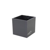 Magnetische planten pot van 9cm van het merk KalaMitica in de kleur Gunmetal