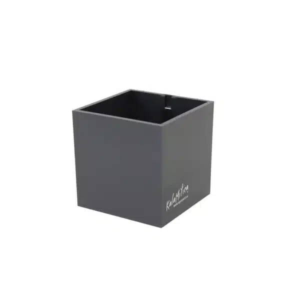 Magnetische planten pot van 9cm van het merk KalaMitica in de kleur Gunmetal