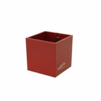 Magnetische (planten) pot 'Cube' 9cm van KalaMitica - meerdere kleuren 6 Magnetische planten pot 9cm in het rood van het merk KalaMitica