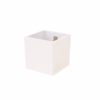 Magnetische (planten) pot 'Cube' 9cm van KalaMitica - meerdere kleuren 7 Magnetische planten pot van 9cm in het wit van KalaMitica