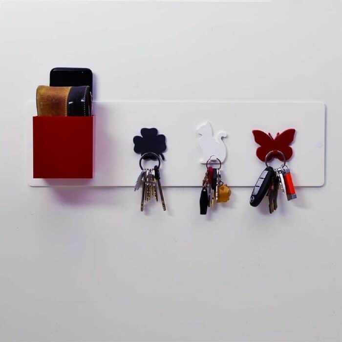 Magneetbord wit langwerpig KalaMitica 15x50cm