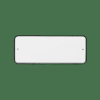 Magneetbord / Magnetisch krijtbord (14 x 50 cm) KalaMitica wit, beige en zwart 6 klein magneetbord in de kleur wit en de maat 9x24cm van het merk KalaMitica
