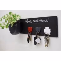 Magneetbord 14 x 50 cm - Zwart, Beige, Zilvergrijs, Wit – KalaMitica – MagneetjesWinkel