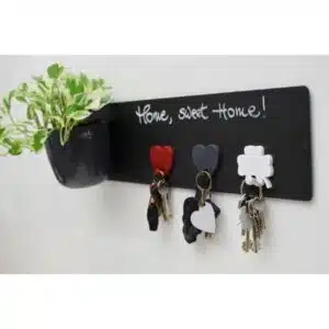 Magneetbord / Magnetisch krijtbord (14 x 50 cm) KalaMitica wit, beige en zwart 3 magneetbord zwart 14x50cm magnetisch krijtbord langwerpig e1733391645122