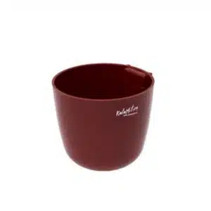Magnetische ronde (planten) pot 10cm - meerdere kleuren 4 Rode magnetische pot van 10 cm in de kleur rood