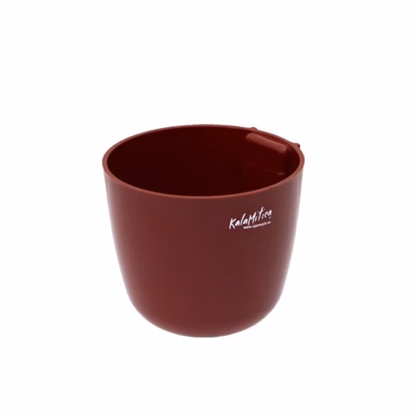 Rode magnetische pot van 10 cm in de kleur rood