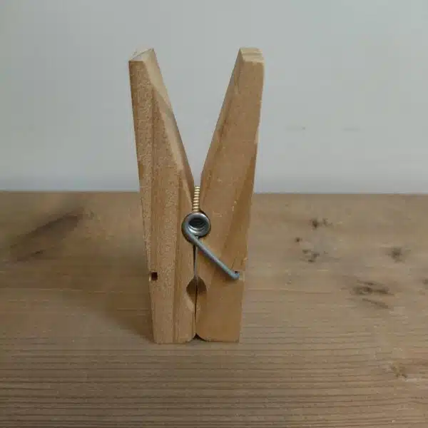 Magneet knijper blank hout 99x20mm