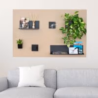 Magneetbord in de woonkamer