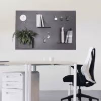 Magneetbord zwart 114x74cm