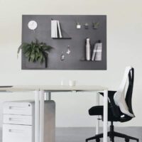 Magneetbord zwart 114x74cm