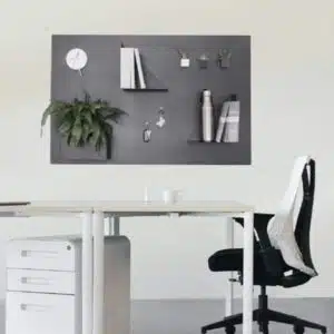 Groot Magneetbord 114 x 74 cm zwart, beige of wit 2 Magneetbord zwart 114x74cm