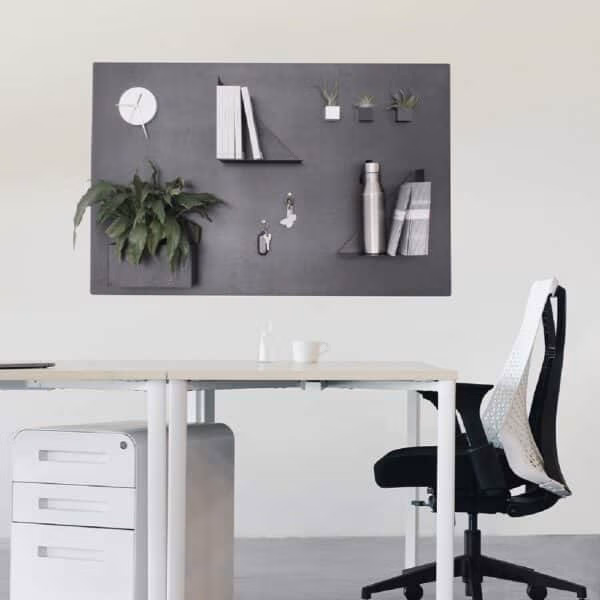 Magneetbord zwart 114x74cm