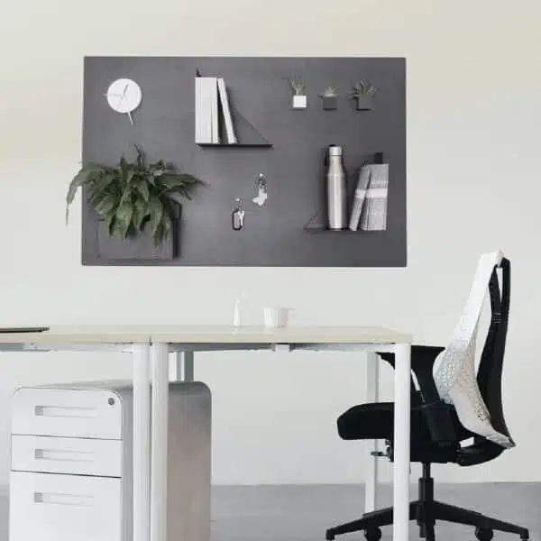 Magneetbord zwart 114x74cm