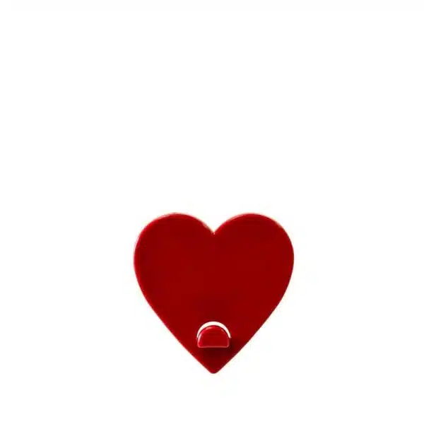 Magneethaak hart kalamitica rood