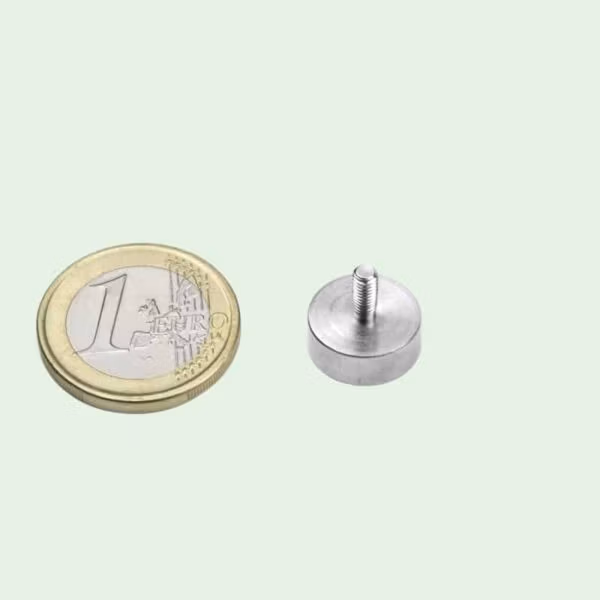 Potmagneet 13 mm met schroefdraad