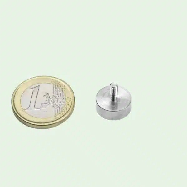 Potmagneet 13 mm met schroefdraad