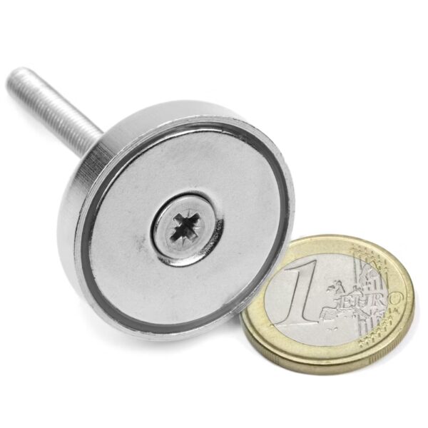 Potmagneet 32 mm met schroef
