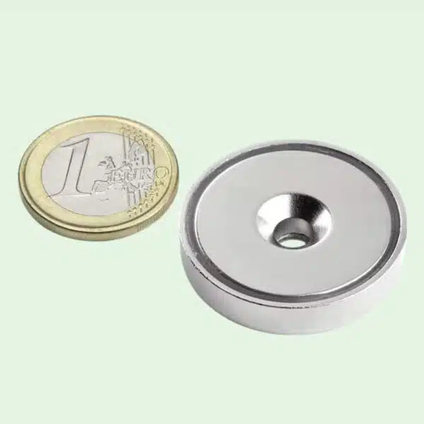 Potmagneet 32 mm met schroefgat