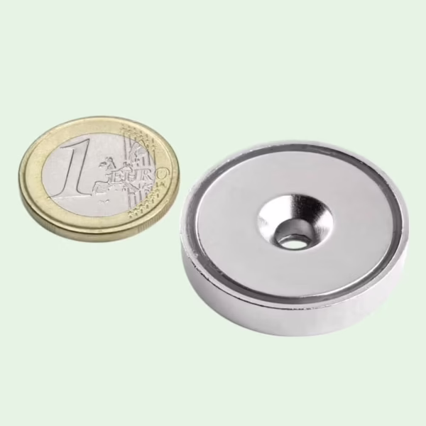 Potmagneet 32 mm met schroefgat