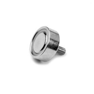 Potmagneet met schroefdraad 13 mm M3 (max trekkracht 3,5 kilo) 3 Zijkant potmagneet met schroefdraad 13 mm
