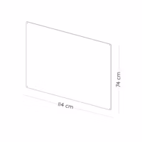 magnetisch krijtbord 114x74 maatvoering