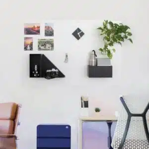 Groot Magneetbord 114 x 74 cm zwart, beige of wit 5 magnetisch krijtbord groot magneetbord wit 114x74cm