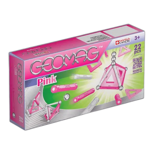 Geomag panels Roze - 22-delig 1 Geomag Pink magnetisch speelgoed