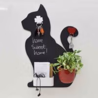 Magneetbord Kat / Magnetisch krijtbord - 56 x 38 cm 2 cat magnetic chalkboard 56x38 cm e1733329728603