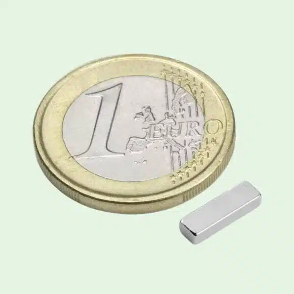 Blokmagneet 10 x 3 x 2 mm