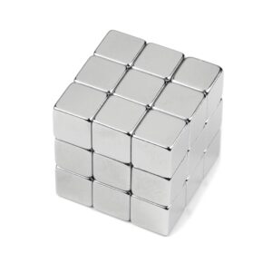 Magneetblok 10 mm (N42), houdt ca. 3,8 kg 4 Blokmagneten 10 x 10 x 10 mm