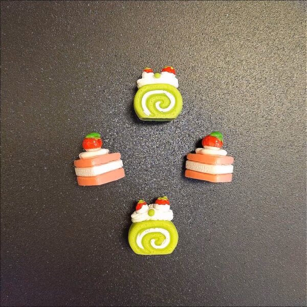 Koelkastmagneetjes piece of cake 4 stuks