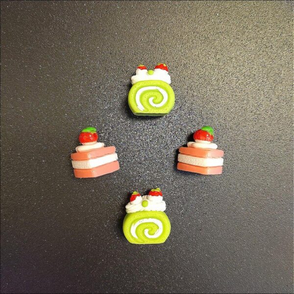 Koelkastmagneetjes piece of cake 4 stuks