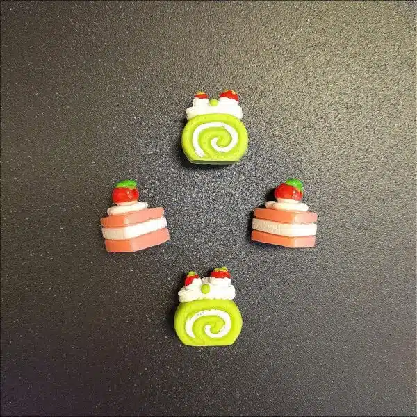 Koelkastmagneetjes piece of cake 4 stuks