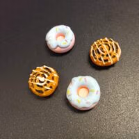 Koelkastmagneten donuts and bread