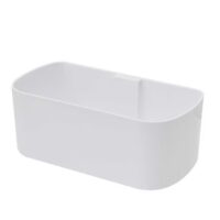 Magnetisch bakje langwerpig 22cm van KalaMitica - meerdere kleuren 10 Een wit magnetisch bakje van 22 cm voor het opbergen van spulletjes en geschikt om aan de koelkast te hangen, of voor op het magneetbord